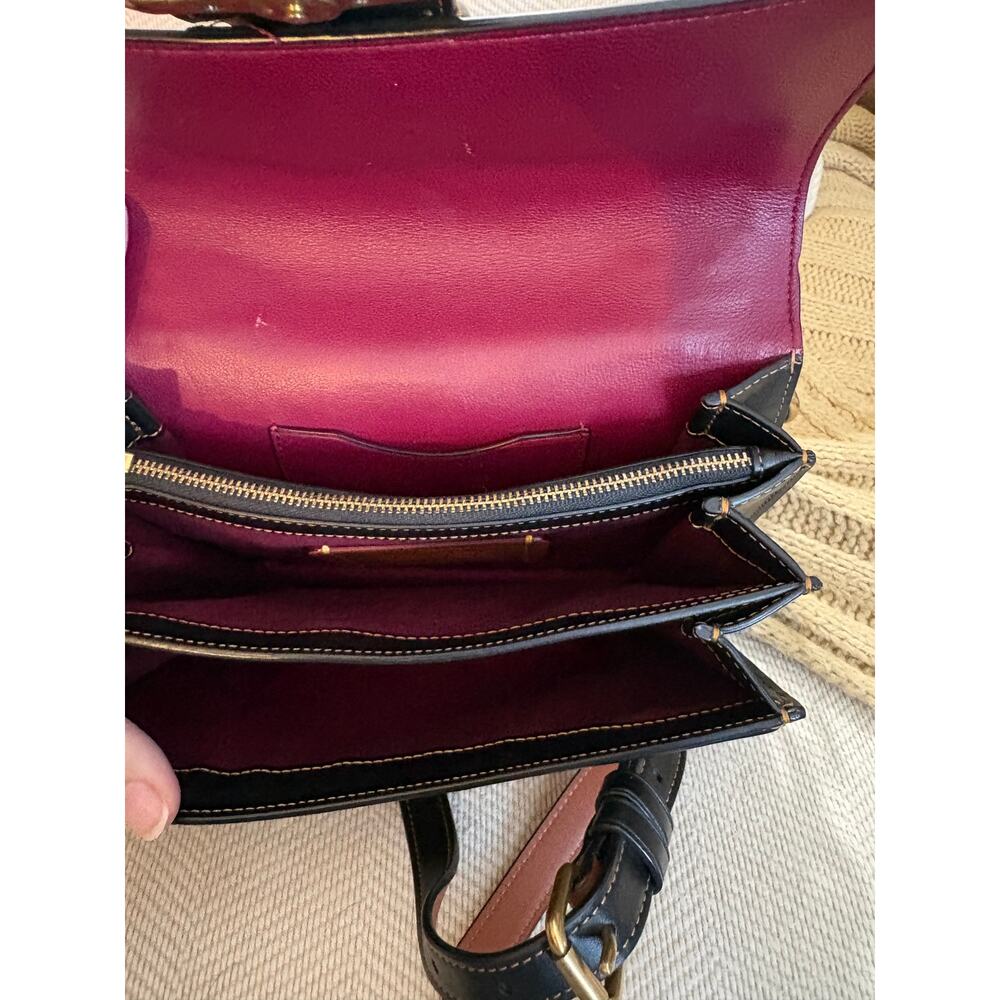 Coach Riley Top Handle 22 Brown Leather 73937 NWOT - Picture 13 of 13